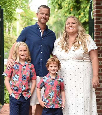 Dentist near Marathon Doctor Amanda Cobb with her family