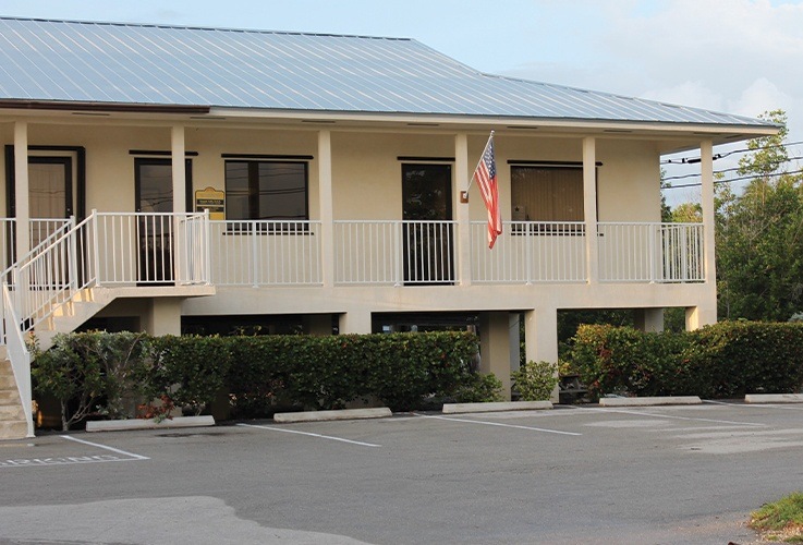 Entrance to dental office