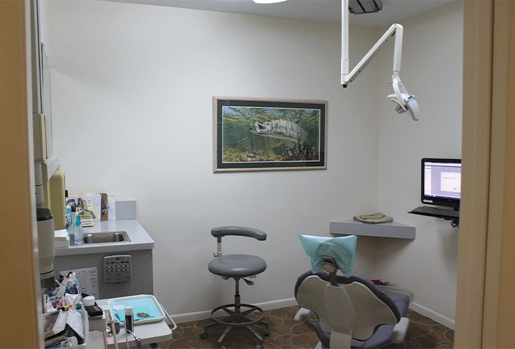 Modern dental treatment room