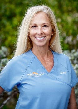 Dental hygienist Karen